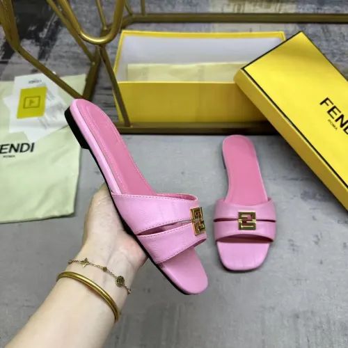 Replica Fendi Slippers For Women #1453728 $85.00 USD for Wholesale