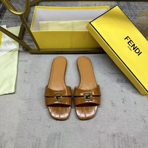 Replica Fendi Slippers For Women #1453729 $85.00 USD for Wholesale