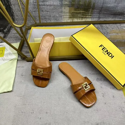 Replica Fendi Slippers For Women #1453729 $85.00 USD for Wholesale