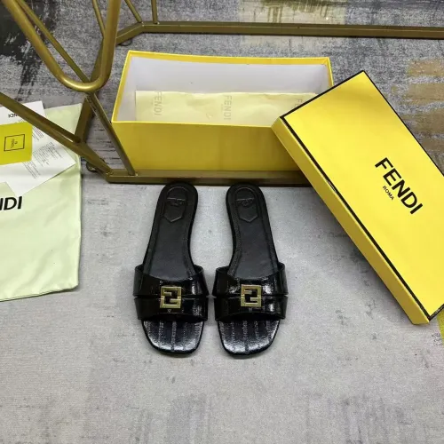 Replica Fendi Slippers For Women #1453731 $85.00 USD for Wholesale