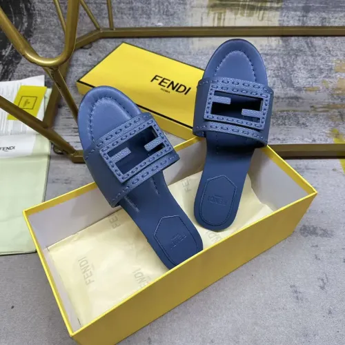Replica Fendi Slippers For Women #1453738 $85.00 USD for Wholesale
