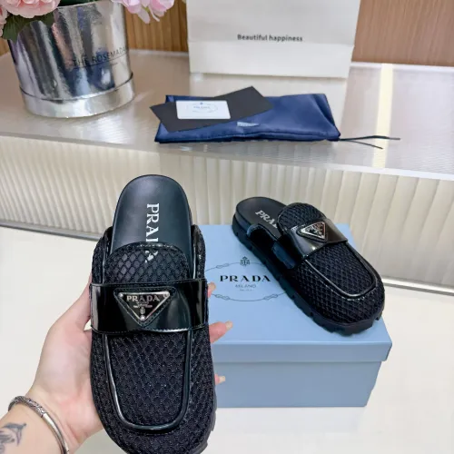 Replica Prada Slippers For Women #1453772 $98.00 USD for Wholesale
