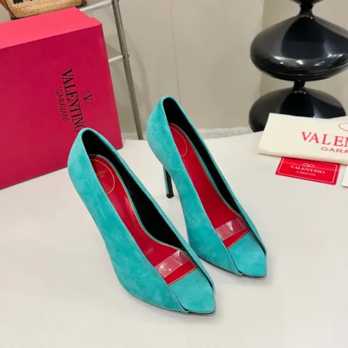 Replica Valentino High-Heeled Shoes For Women #1453782 $112.00 USD for Wholesale