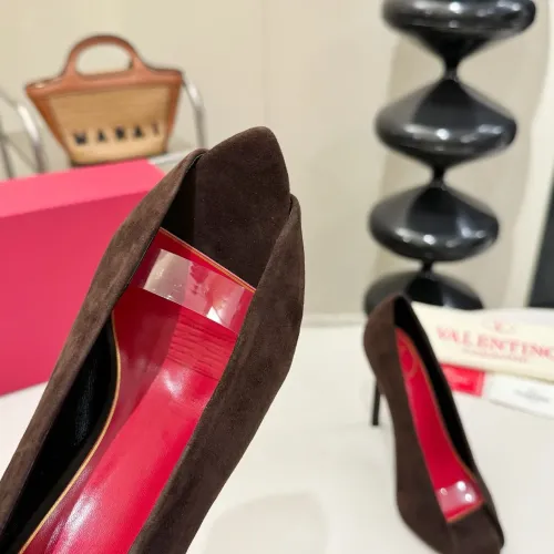 Replica Valentino High-Heeled Shoes For Women #1453785 $112.00 USD for Wholesale