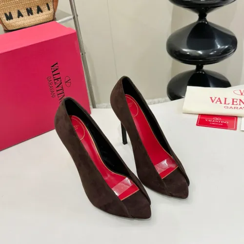 Replica Valentino High-Heeled Shoes For Women #1453785 $112.00 USD for Wholesale