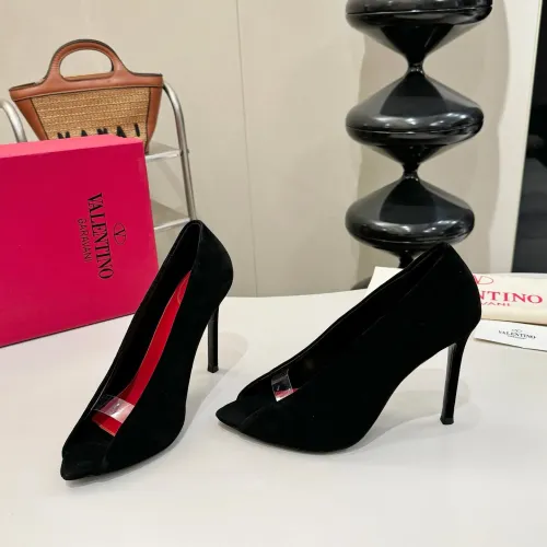 Cheap Valentino High-Heeled Shoes For Women #1453786, $$112.00 USD On Valentino High-Heeled Shoes