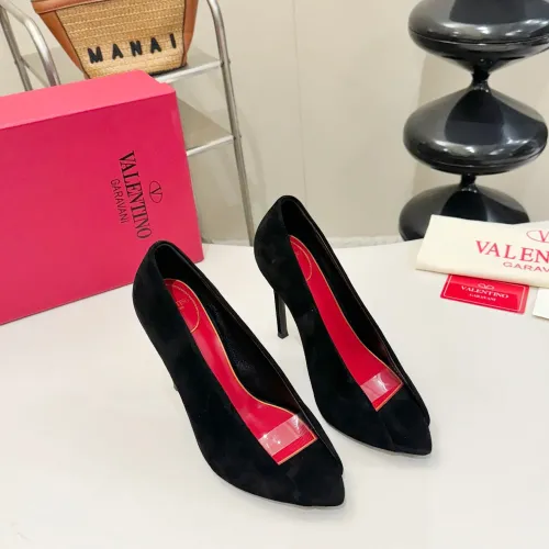 Replica Valentino High-Heeled Shoes For Women #1453786 $112.00 USD for Wholesale