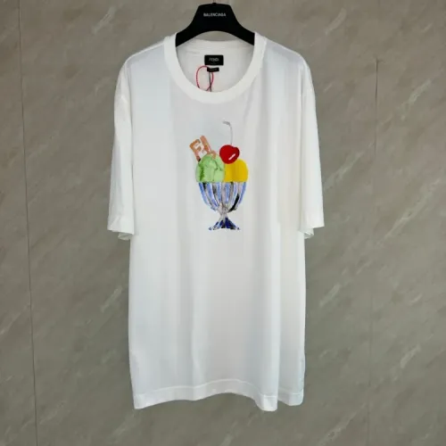 Cheap Fendi T-Shirts Short Sleeved For Unisex #1453800, $$45.00 USD On Fendi T-Shirts