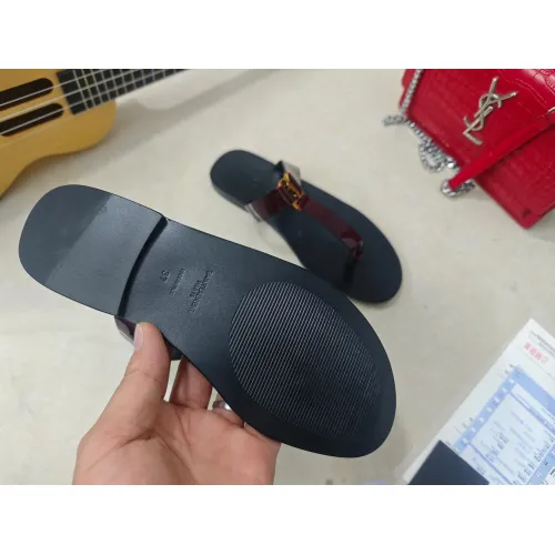 Replica Yves Saint Laurent YSL Slippers For Women #1453806 $98.00 USD for Wholesale