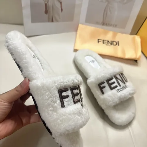 Replica Fendi Slippers For Women #1453864 $80.00 USD for Wholesale