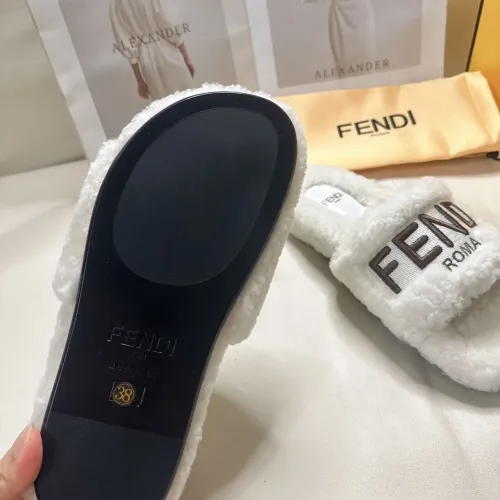 Replica Fendi Slippers For Women #1453864 $80.00 USD for Wholesale