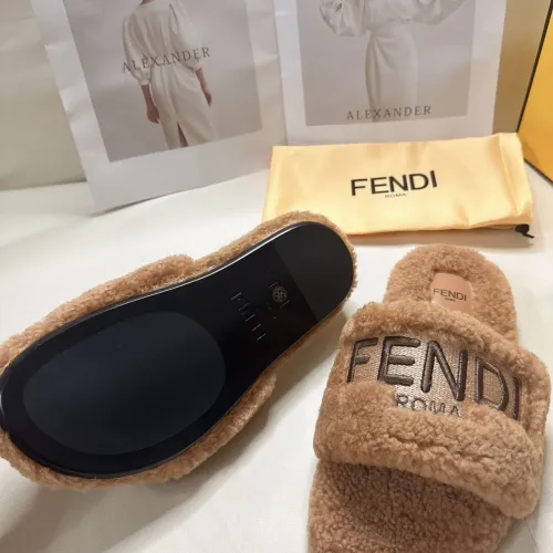 Replica Fendi Slippers For Women #1453865 $80.00 USD for Wholesale