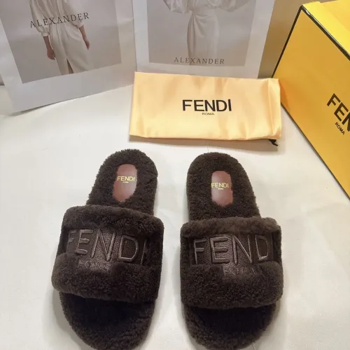 Cheap Fendi Slippers For Women #1453866, $$80.00 USD On Fendi Slippers