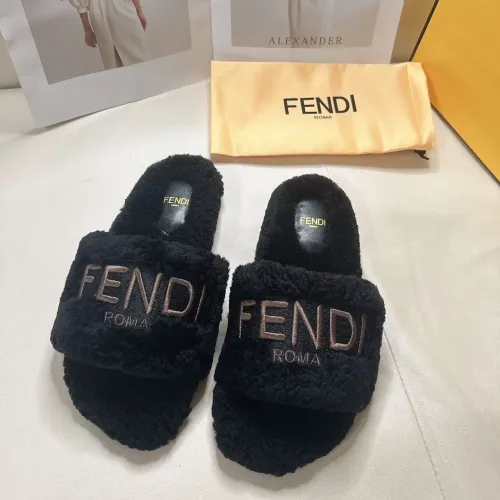 Cheap Fendi Slippers For Women #1453868, $$80.00 USD On Fendi Slippers