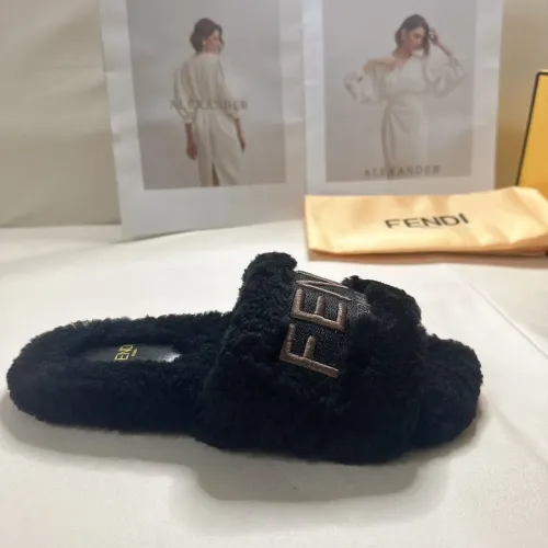 Replica Fendi Slippers For Women #1453868 $80.00 USD for Wholesale
