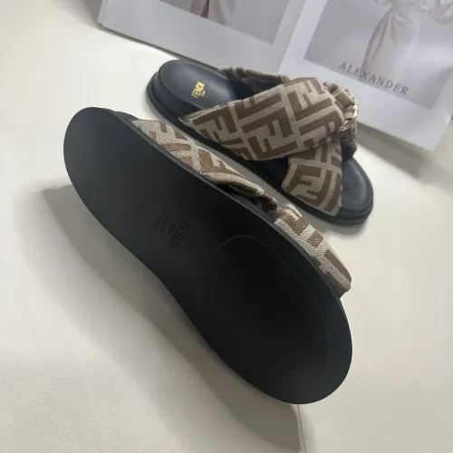 Replica Fendi Slippers For Women #1453876 $76.00 USD for Wholesale