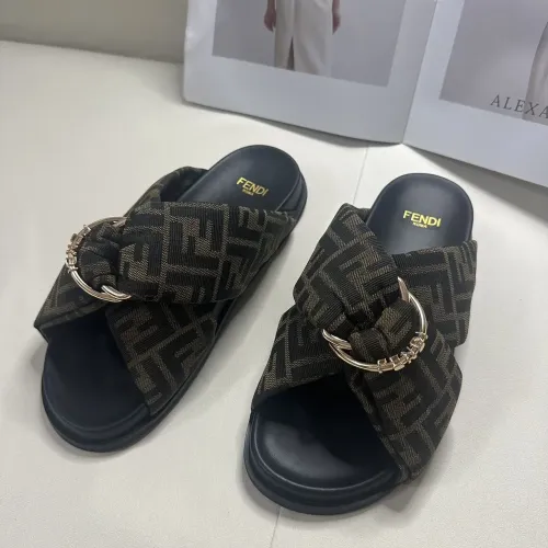 Replica Fendi Slippers For Men #1453879 $76.00 USD for Wholesale