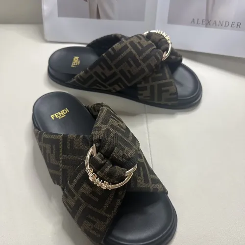 Replica Fendi Slippers For Men #1453879 $76.00 USD for Wholesale