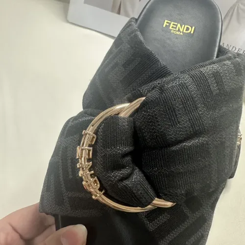 Replica Fendi Slippers For Women #1453880 $76.00 USD for Wholesale