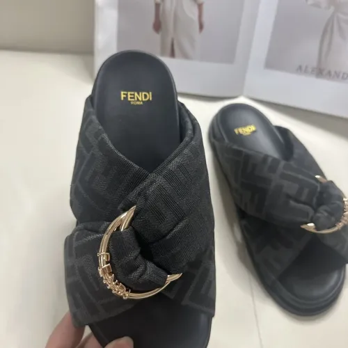Replica Fendi Slippers For Men #1453881 $76.00 USD for Wholesale