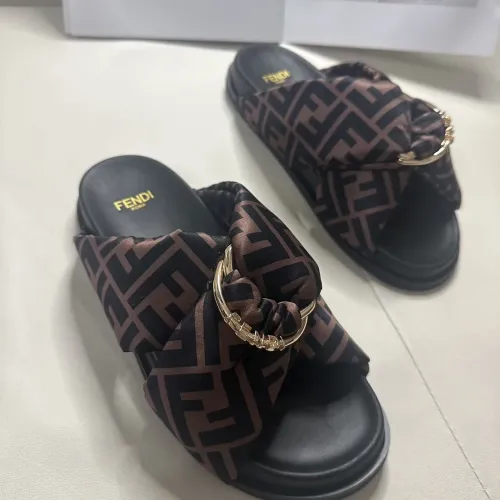 Replica Fendi Slippers For Men #1453883 $76.00 USD for Wholesale