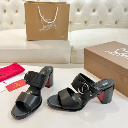 Replica Christian Louboutin CL Slippers For Women #1453905 $100.00 USD for Wholesale