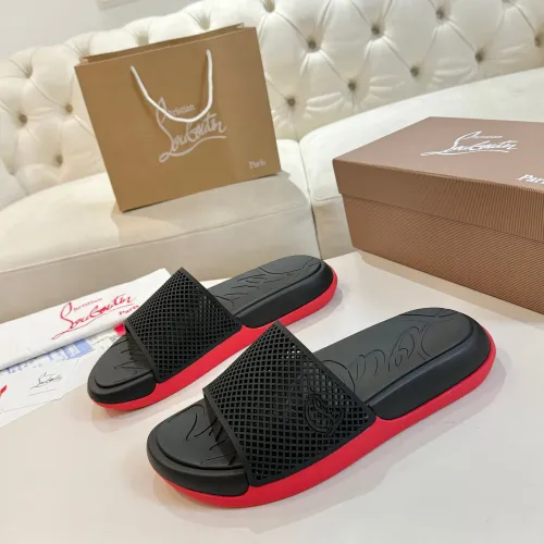 Cheap Christian Louboutin CL Slippers For Men #1453908, $$76.00 USD On Christian Louboutin CL Slippers