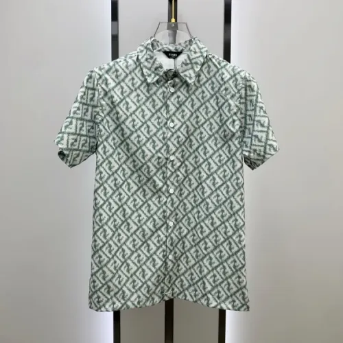 Replica Fendi Tracksuits Short Sleeved For Men #1454037 $52.00 USD for Wholesale