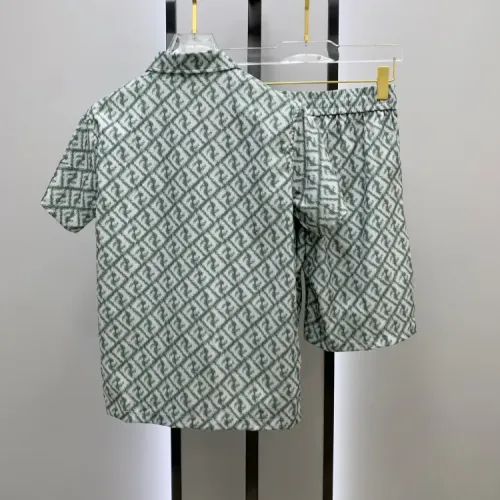 Replica Fendi Tracksuits Short Sleeved For Men #1454037 $52.00 USD for Wholesale