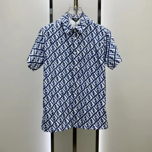 Replica Fendi Tracksuits Short Sleeved For Men #1454038 $52.00 USD for Wholesale