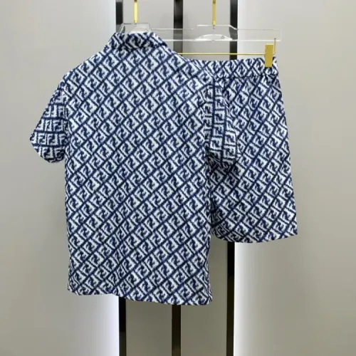 Replica Fendi Tracksuits Short Sleeved For Men #1454038 $52.00 USD for Wholesale