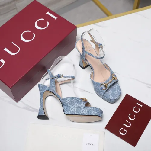 Replica Gucci Sandal For Women #1454196 $112.00 USD for Wholesale