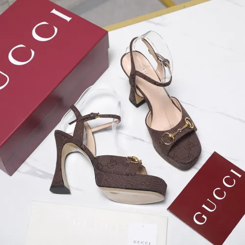 Replica Gucci Sandal For Women #1454198 $112.00 USD for Wholesale