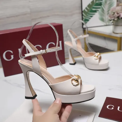 Replica Gucci Sandal For Women #1454201 $112.00 USD for Wholesale