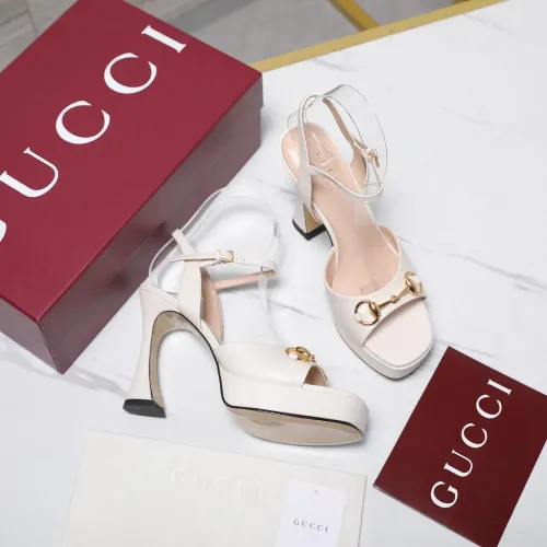 Replica Gucci Sandal For Women #1454201 $112.00 USD for Wholesale