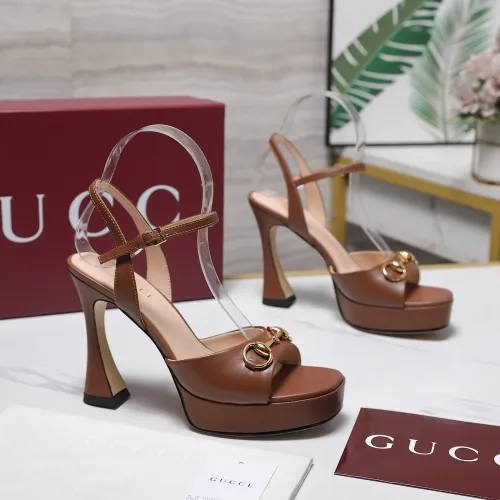Replica Gucci Sandal For Women #1454202 $112.00 USD for Wholesale