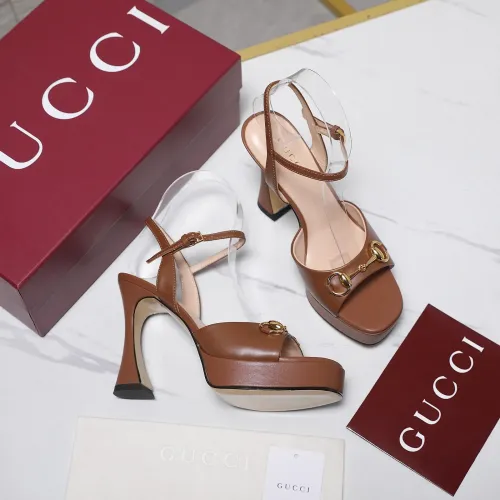 Replica Gucci Sandal For Women #1454202 $112.00 USD for Wholesale