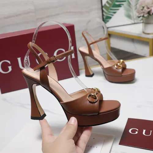Replica Gucci Sandal For Women #1454202 $112.00 USD for Wholesale