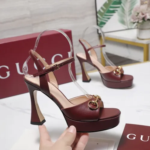 Replica Gucci Sandal For Women #1454203 $112.00 USD for Wholesale