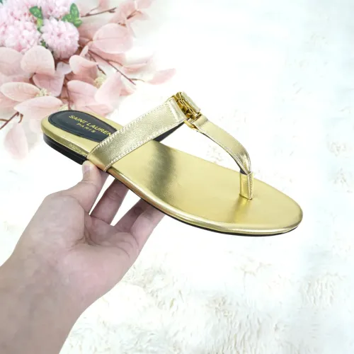 Replica Yves Saint Laurent YSL Slippers For Women #1454291 $92.00 USD for Wholesale