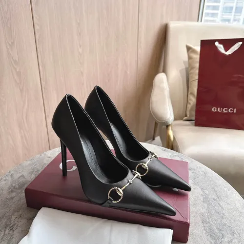 Cheap Gucci High-Heeled Shoes For Women #1454406, $$105.00 USD On Gucci High-Heeled Shoes
