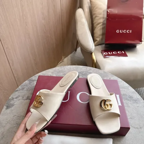 Replica Gucci Slippers For Women #1454408 $92.00 USD for Wholesale