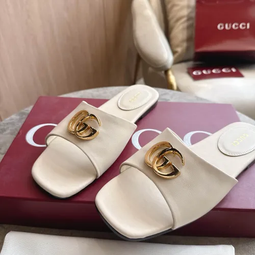 Replica Gucci Slippers For Women #1454408 $92.00 USD for Wholesale