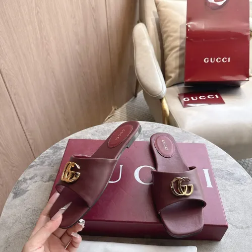 Replica Gucci Slippers For Women #1454409 $92.00 USD for Wholesale
