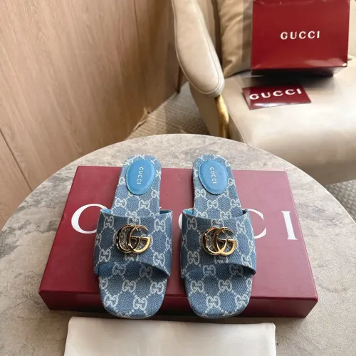 Replica Gucci Slippers For Women #1454413 $92.00 USD for Wholesale