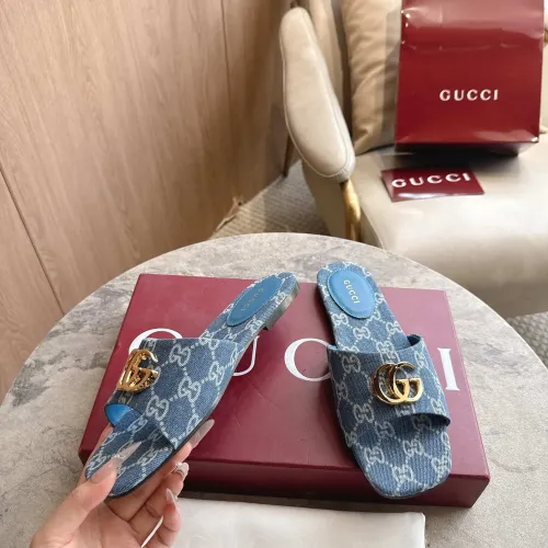 Replica Gucci Slippers For Women #1454413 $92.00 USD for Wholesale