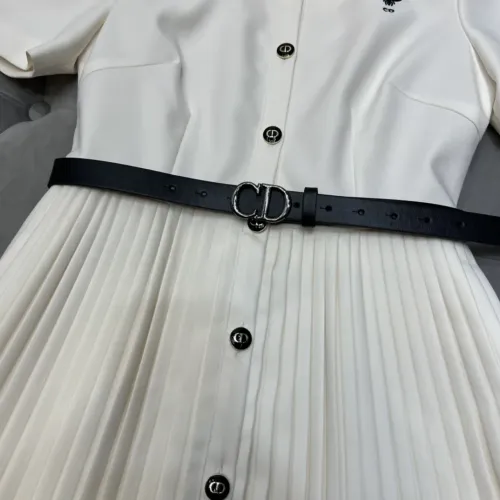 Replica Christian Dior Dresses Short Sleeved For Women #1454415 $80.00 USD for Wholesale