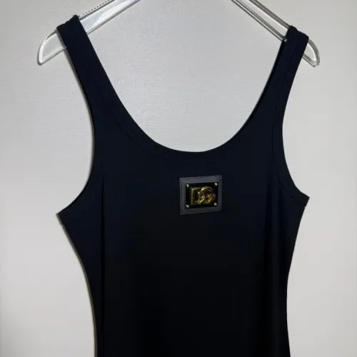 Replica Dolce & Gabbana Dresses Sleeveless For Women #1454420 $88.00 USD for Wholesale