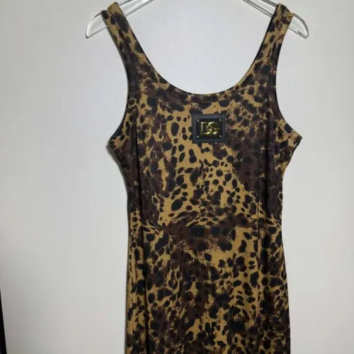Replica Dolce & Gabbana Dresses Sleeveless For Women #1454421 $88.00 USD for Wholesale