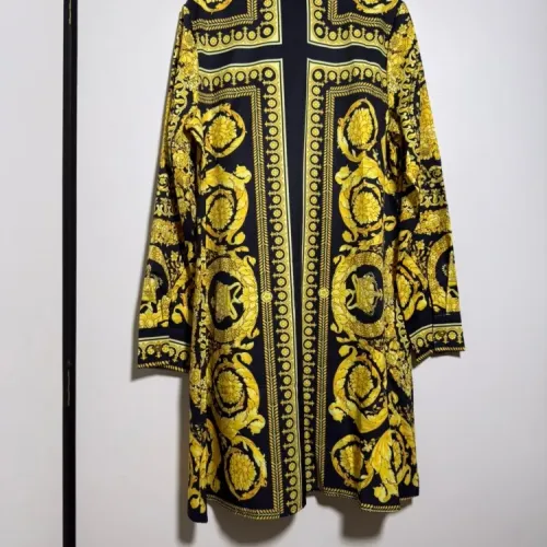 Replica Versace Dresses Long Sleeved For Women #1454426 $92.00 USD for Wholesale